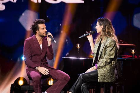 Photo Amir Haddad et Laury Thilleman Enregistrement de l émission