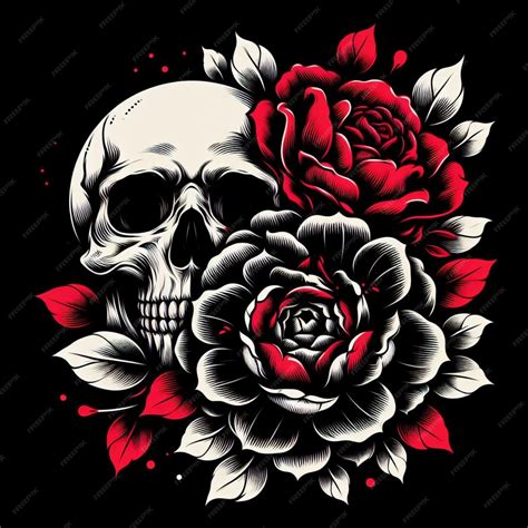 Premium Vector | Flower of death illustration