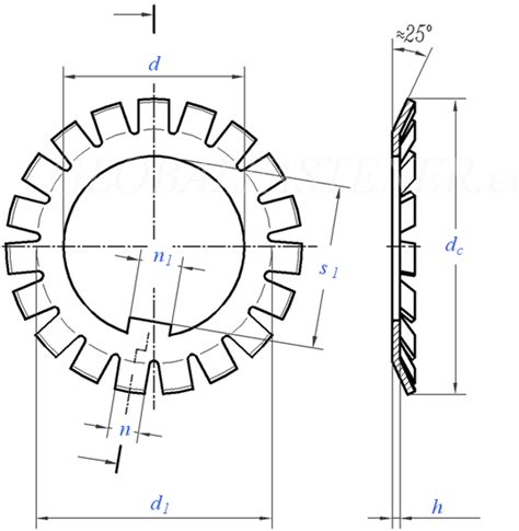 DIN 5406 2011Rolling Bearings Lockwashers Safety Plate Lockclip