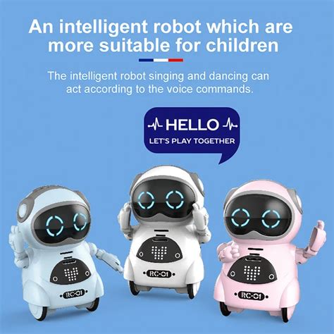 939a Pocket Robot Talking Interactive Dialogue Voice Recognition Record