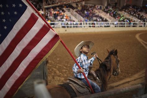 Cowboys And Cowgirls Compete In Countrys Only Touring Black Rodeo