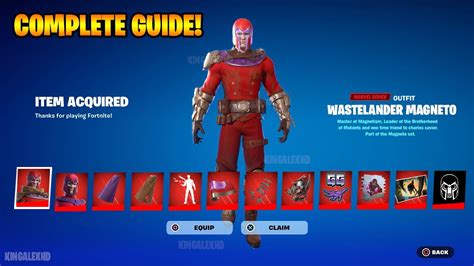 How To COMPLETE ALL MAGNETO QUEST CHALLENGES In Fortnite Free Rewards