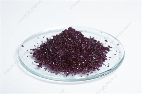 Chromium Iii Potassium Sulfate Stock Image C0280722 Science