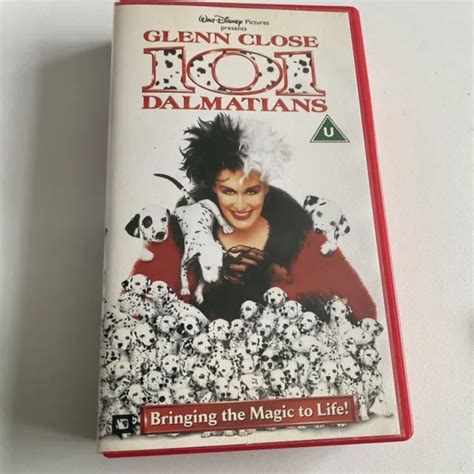 101 DALMATIANS AND 102 Dalmatians VHS Walt Disney Video GLENN CLOSE 7