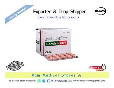 Lamivudine 100mg Lamivir HBV Tablets Cipla Ltd Non Prescription At