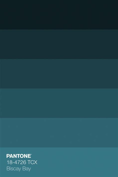 Pantone 18 4726 Tcx Biscay Bay Color Shades In 2024 Pantone Color