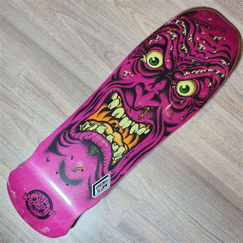 Skateboard Deck Old School Santa Cruz Reissue Rob Roskopp Face 95