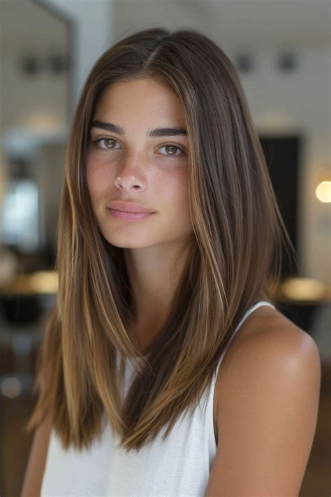 Sunkissed Hair Brunette In 2024 Brunette Hair Color Brunette With