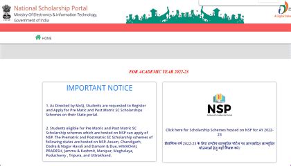 NSP Scholarship 2023 24 NSP Scholarship Online Apply Date Documents