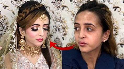 Makeup Transformation Nikah Bridal Makeup Tutorial Blush With Amna