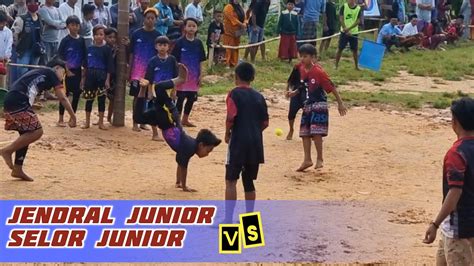 Team Cilik JENDRAL JUNIOR Vs SELOR JUNIOR Pertempuran Bola Kasti