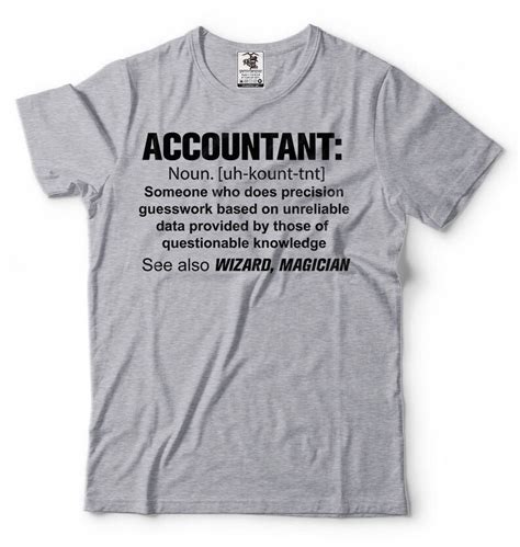 Accountant T-shirt Guesswork Definition Noun Accounting - Etsy