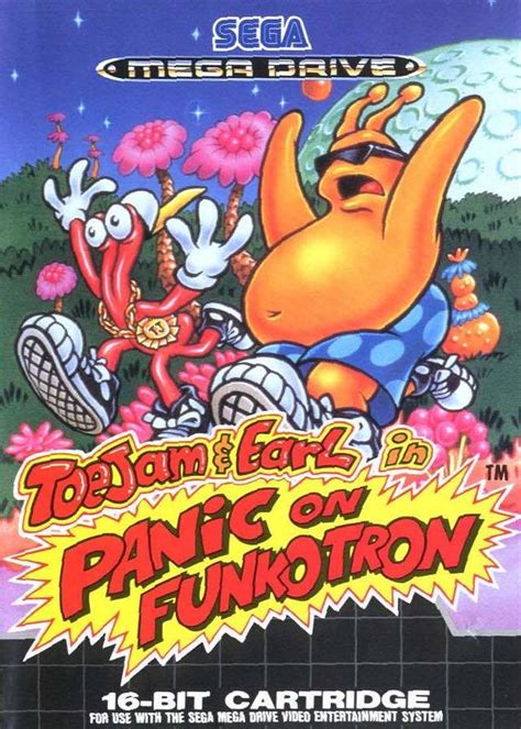 Toejam Earl In Panic On Funkotron Box Shot For Genesis Gamefaqs