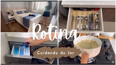 Vlog rotina de dona de casa fiz almoço simples e organizei a gaveta