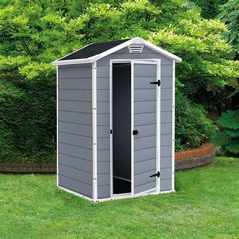 Keter Manor Outdoor Garden Storage Shed Grey X Ft Competition Fox