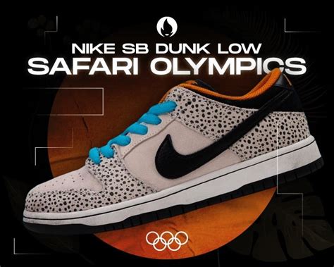 Nike Sb Dunk Low Safari Olympics Is A Wild Baby At Heart