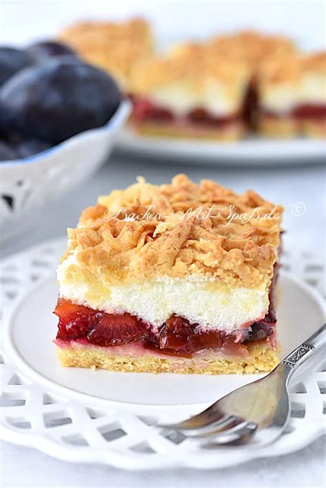 Zwetschgenkuchen Mit Baiser Und Streusel Rezept