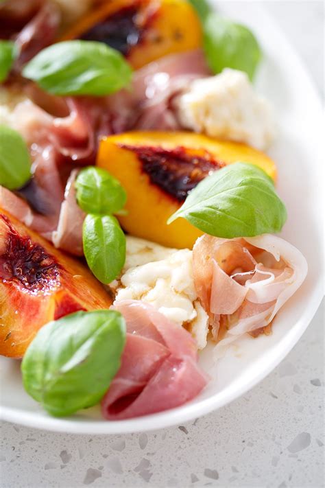 Aip Peach And Prosciutto Caprese Salad Autoimmune Wellness