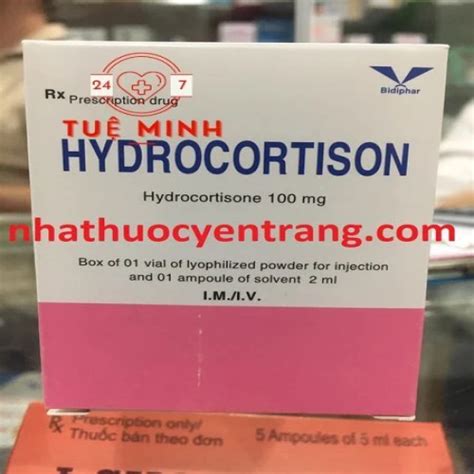 hydrocortison tiem mg binh dinh chinh hang ban tai nha thuoc tue minh