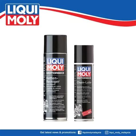 Limpiador Y Lubricante Grasa De Cadenas Moto Liqui Moly Kit Envío gratis