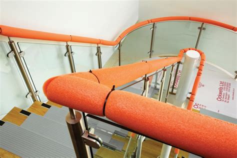 Orange Foam Handrail Grey Recolour Ockwells Marine