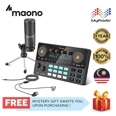 Maono Maonocaster Lite Single Mic Bundle Au Am S All In One