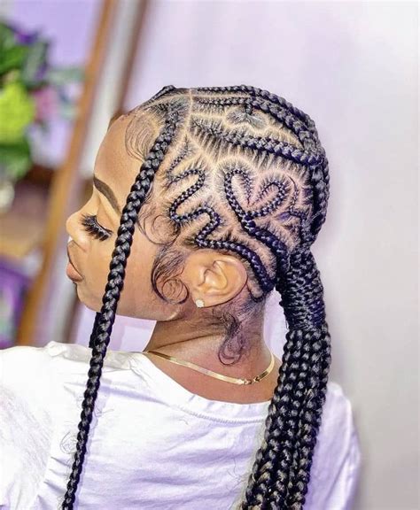 40 Heart Braids Braided Hairstyle Ideas For Black Women Artofit