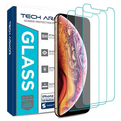 Tech Armor Ballistic Glass Screen Protector Designed For Apple Iphone