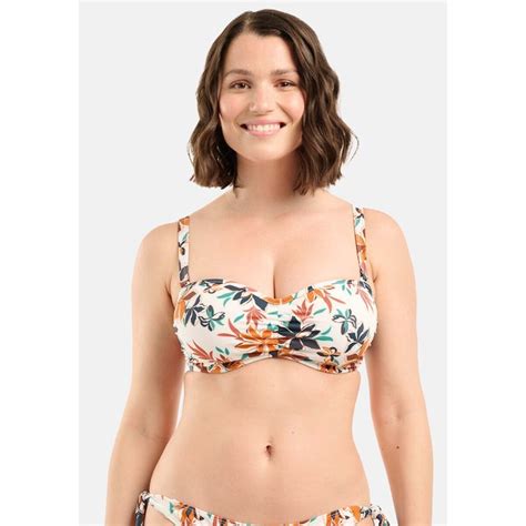 Reggiseno Per Bikini A Fascia Stay Cation Bianco Sans Complexe La Redoute