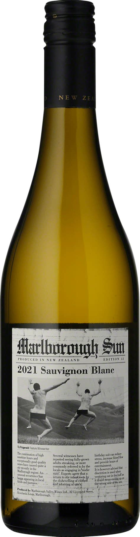 MARLBOROUGH SUN SAUVIGNON BLANC MARLBOROUGH Portal Winezja Pl