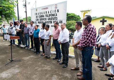 Inauguran el alcalde Juan Martínez cinco módulos de telefonía e