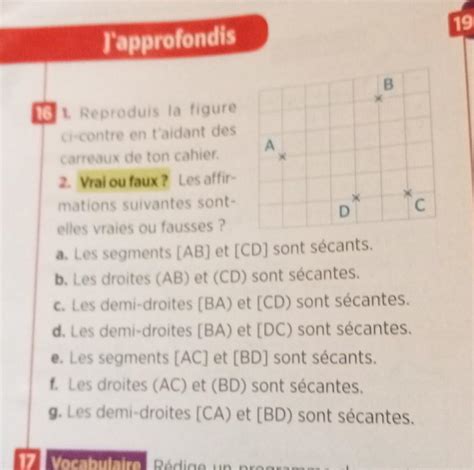 Bonjour J Aurais Besoin De L Aide De Quelqu Un Pour Cette Exercice De