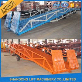 10T Heavy Duty Container Loading Ramps Hydraulic Trailer Ramp Lift