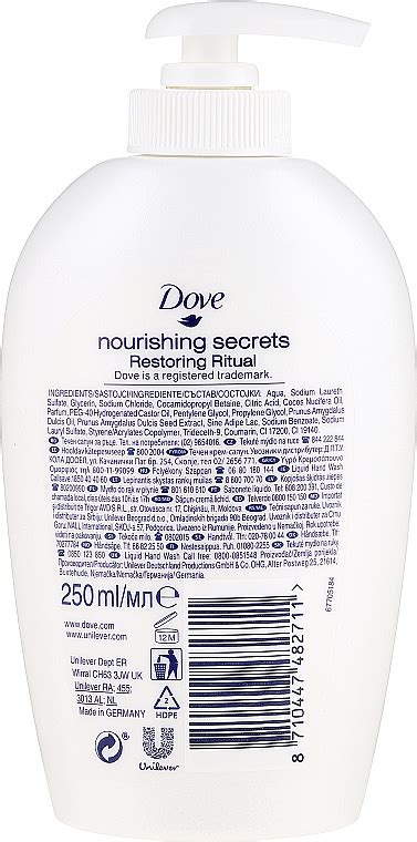 Dove Nourishing Secrets Restoring Ritual Hand Wash Hand Liquid Soap