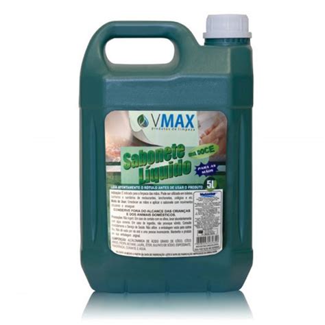 Sabonete Liquido para Mãos Erva Doce 5 Litros Vmax Tebel Suprimentos