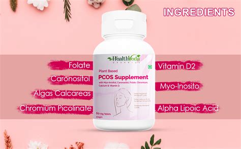 Buy Health Veda Organics Plant Based PCOS Multivitamin With Myo