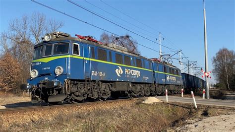 ET41 108 PKP Cargo Eaos Połaniec 4K 60 YouTube