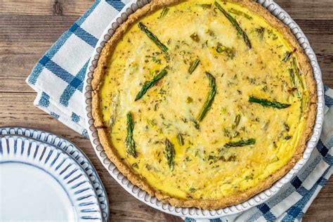 Asparagus Quiche Recipe The Mediterranean Dish