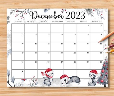 December 2023 Calendar Fillable - Get Calender 2023 Update