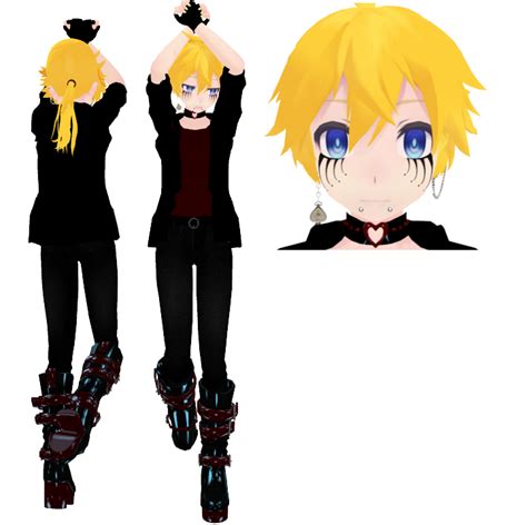 Tda Kagamine Len Glide Dl Update By Kittynekkyo On Deviantart