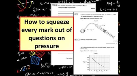 How To Answer Gcse 1 9 Physics Questions On Pressure Youtube