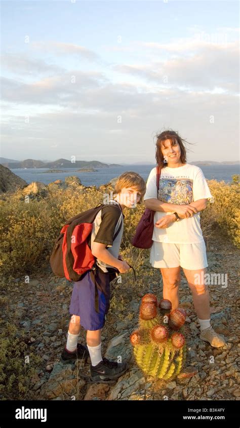 Hiking in St. John U.S. Virgin Islands Stock Photo - Alamy