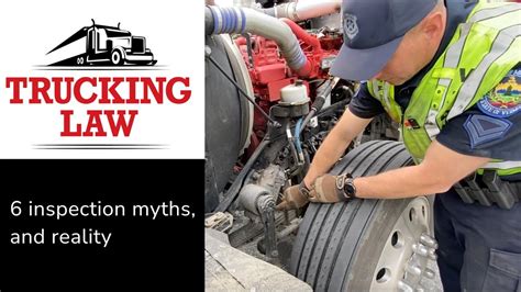 6 Pre And Post Trip Inspection Myths And Reality Trucking Law YouTube