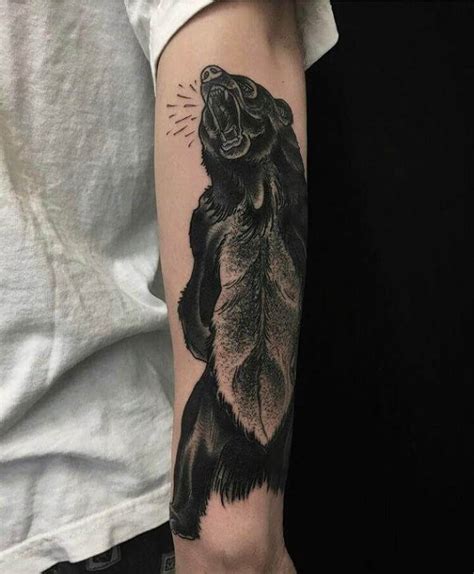 15 amazing black bear tattoo designs – Artofit