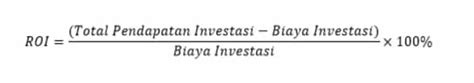 Penjelasan Return On Investment Roi Dan Cara Menghitungnya Images