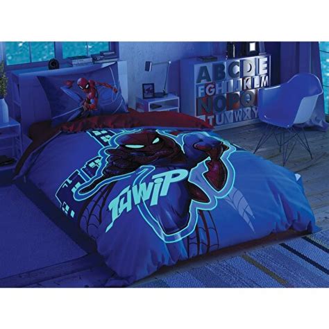 Taç Spiderman Light City Glow Tek Kişilik Nevresim Takımı Fiyatı