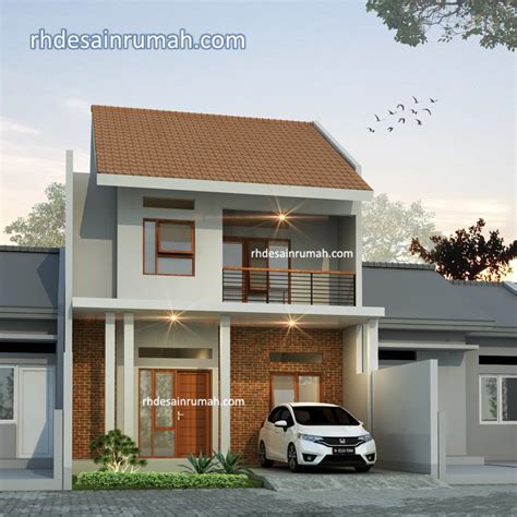Desain Rumah dengan Atap Genteng Tanah Liat - RHDesainRumah