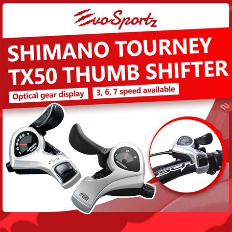 Shimano Tourney SL-TX50 Thumb Shifter | EvoSportz Singapore