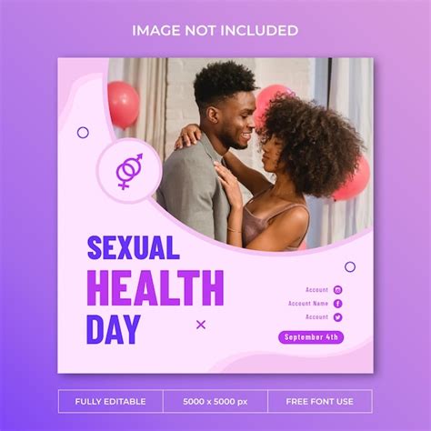 Premium Psd World Sexual Health Day Instagram Post Social Media Template