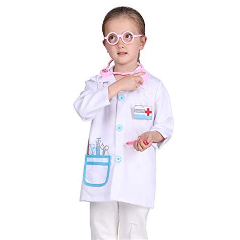 Doctor Costume For Kids Lab Coat Role Play Costumes Dress Up For